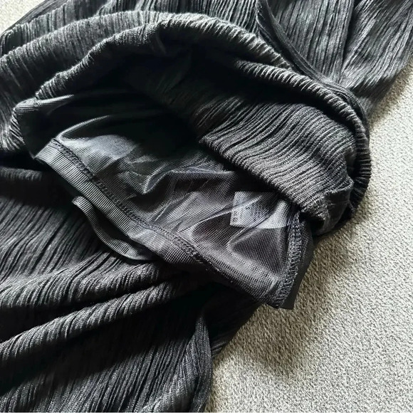 Lush Black V Neck Maxi Dress Small - Picture 7 of 9